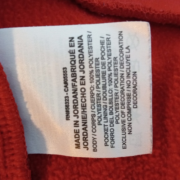 Nike Dri-Fit Hoodie XL pullover Red - Picture 10 of 11